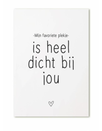Kaart  mijn favoriete plekje