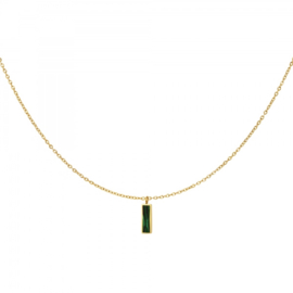 Ketting groene bedel