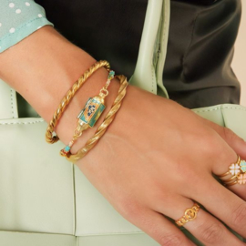 vergulde armband you me