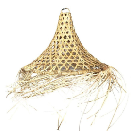 rotan lamp naturel Yao m