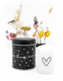 Cadeaublikje met kaars