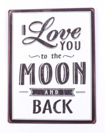 Tekstbord Moon