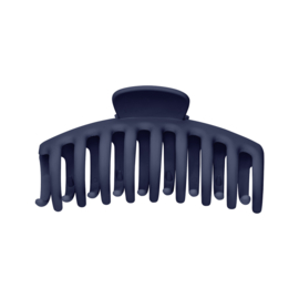 matte haarklip donkerblauw
