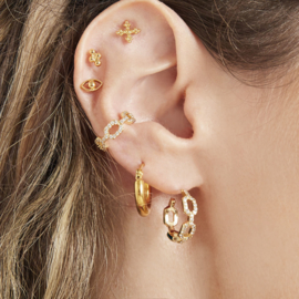 oorbellen diamond linked