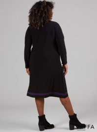 V-Element Dress (ZF-DR-1008-SOL) 059-Dr.Paars