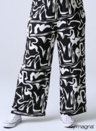 Broek Basic (D-03-PRINT) T31001-Freestyle BW