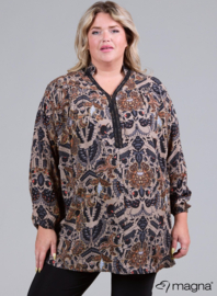 (B-2424) Trim Blouse