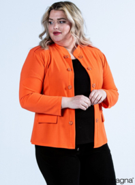 Short Button Sailor Jacket (K-2302) 019-Orange