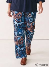 Broek Basic (D-03-PRINT) T10017-Fluid Design Navy