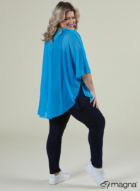 Poncho WINGS chiffon (M-04-CH) 011-Turquoise