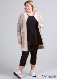 Open Lace Cardigan (N-2501) 014-Sand