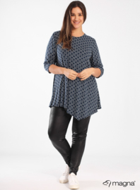 Tuniek Triangle vis-print (B-93-VPMB) 00002C-circle square navy