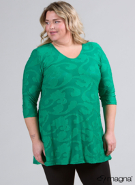 Lange basic shirt (B-6004-MSHS) U01058-Wave Green