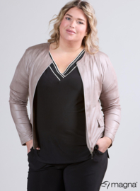 Kort Leather Look jasje (K-31-LL) 014-Sand