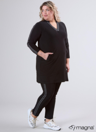Tape & Line Tunic (C-2325) TP001-Black Tape