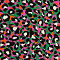 Tuniek Flowy String (C-2121-VISprint) V54006-Lepard Pink-Green