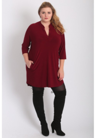 Tuniek 3/4 mouw (C-8011) 032-Bordeaux