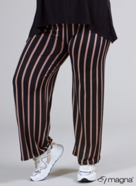 Broek Basic (D-03-PR) 048061-Wide Lines Taupe