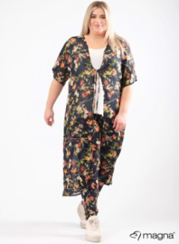 Lang Lichtgewicht Vest (N-2005) A65017-Flower Jungle Navy