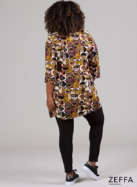 Simple Tunic  (ZF-TU-1005-LVP) U70065-Modern Art Ochre