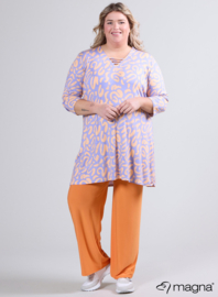 Relaxed V-Strap tunic (C-2320-VP) U26021-Panther Brush Lila