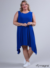 A-Shaped Sleeveless Split Dress (C-2323) 060-Royal Blue