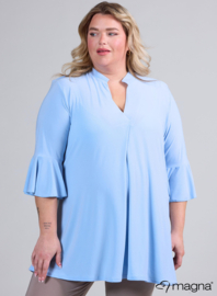 Flared Sleeves Relaxed Tunic (C-2503) 004-Sky Blue