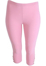 Legging 4 knopen (F-04) 075-Roze