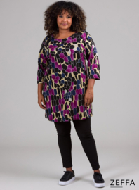 Tuniek met zakken (ZF-TU-1010-HVP)  U71056-Hive Magenta