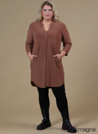 A-Line Long Pocket Tunic (C-2217) 063-Camel