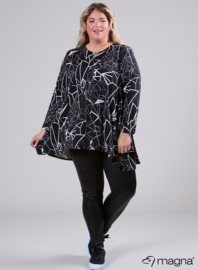 Tuniek Isabel (C-4051-PRINT) 358001-Lines BW