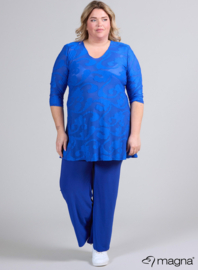 Lange basic shirt (B-6004-MSHS) U01060-Wave Blue