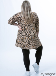 Lange basic shirt (B-6004-MBVISPR) X26014-Leopard Beige