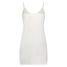 RJ Pure Color Dames Jurkje V-Hals - 000-Wit