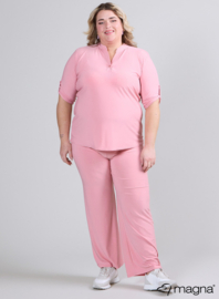Roll Sleeve Top (B-9001) 075-Dust Pink