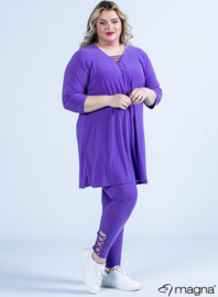 Relaxed V-Strap tunic (C-2320) 021-Purple