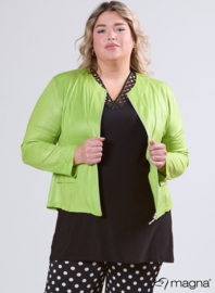 Kort Leather Look jasje (K-31-LL) 008-Lime Green