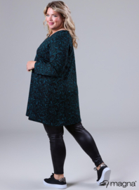 Relaxed Fit Tunic (C-2324-HVP) U91048-Digital Waves Petrol