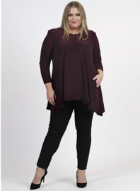 Tuniek Isabel (C-4051) 026-Aubergine
