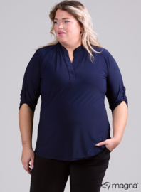 Roll Sleeve Top (B-9001) 017-Marine