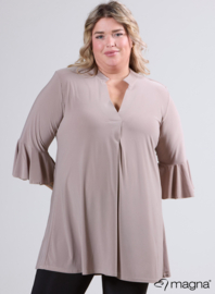 Flared Sleeves Relaxed Tunic (C-2503) 014-Sand