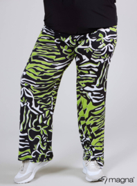 Broek Basic (D-03-PRINT) T40008-Art Zebra Lime