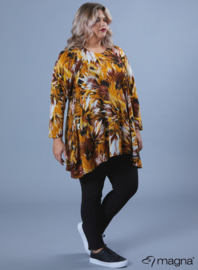 Tuniek Isabel (C-4051-HVP) W26065 Artistic Flower Mustard