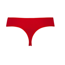 RJ PURE COLOR DAMES STRING - Donker Rood