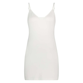 RJ Pure Color Dames Jurkje V-Hals - 000-Wit