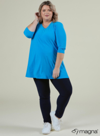 Lange basic shirt (B-6004) 011-Turquoise