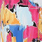 Shirt open neklijn  (B-8020-PRINT) 802060-Colorfull