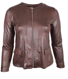 Kort Leather Look jasje (K-31-LL) 064-Dr.Bruin