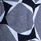 V-nek tuniek met print afwerking langs hals en mouwen (C-2220) X92020-Diamond Grey - 001-Zwart