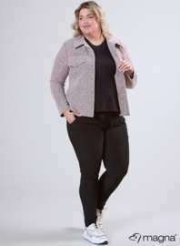 Jaquard Button Jacket (K-2402-JQP-MB) 014-Sand